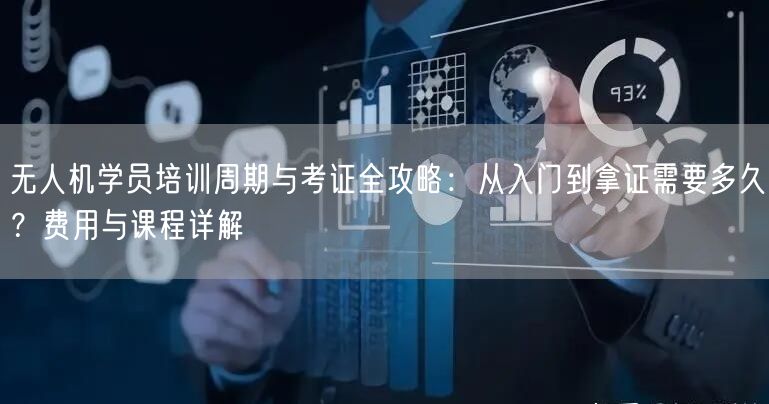 无人机学员培训周期与考证全攻略:从入门到拿证需要多久?费用与课程详解 无人机学员培训周期与考证全攻略:从入门到拿证需要多久?费用与课程详解