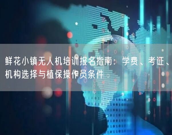 鲜花小镇无人机培训报名指南:学费、考证、机构选择与植保操作员条件 鲜花小镇无人机培训报名指南:学费、考证、机构选择与植保操作员条件