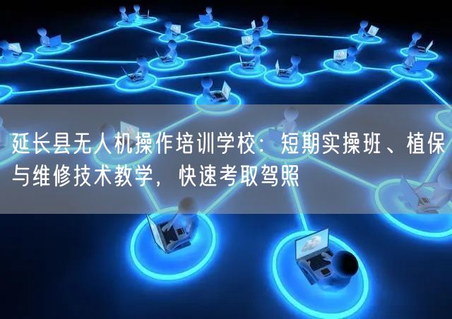 延长县无人机操作培训学校:短期实操班、植保与维修技术教学,快速考取驾照