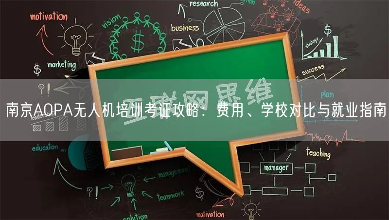 南京AOPA无人机培训考证攻略：费用、学校对比与就业指南