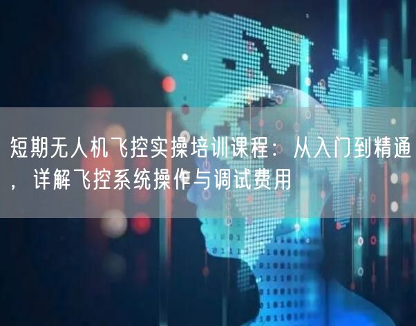 短期无人机飞控实操培训课程:从入门到精通,详解飞控系统操作与调试费用 短期无人机飞控实操培训课程:从入门到精通,详解飞控系统操作与调试费用