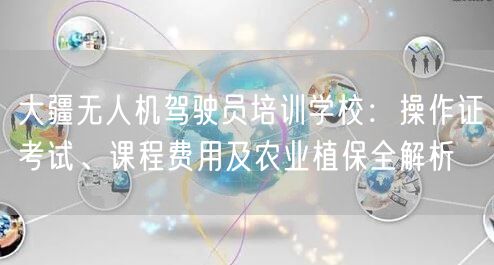 大疆无人机驾驶员培训学校：操作证考试、课程费用及农业植保全解析