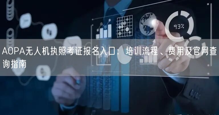 AOPA无人机执照考证报名入口：培训流程、费用及官网查询指南