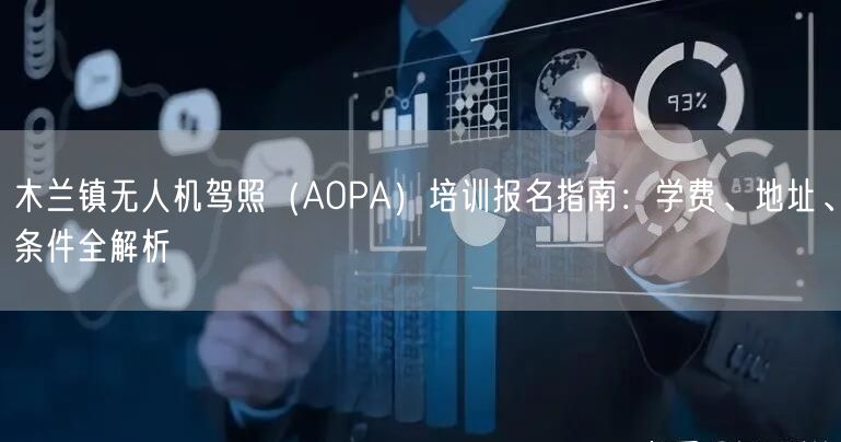 木兰镇无人机驾照（AOPA）培训报名指南：学费、地址、条件全解析