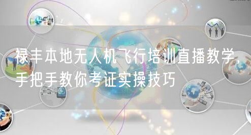 禄丰本地无人机飞行培训直播教学，手把手教你考证实操技巧