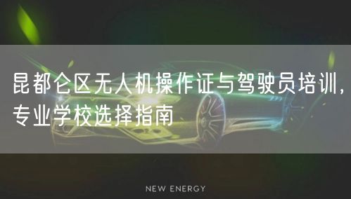 昆都仑区无人机操作证与驾驶员培训，专业学校选择指南
