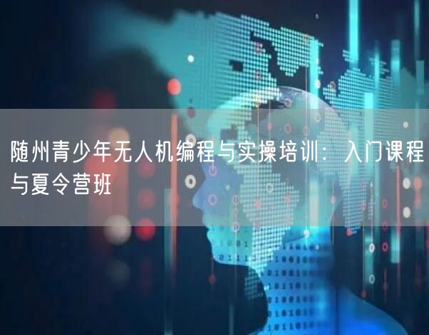 随州青少年无人机编程与实操培训：入门课程与夏令营班