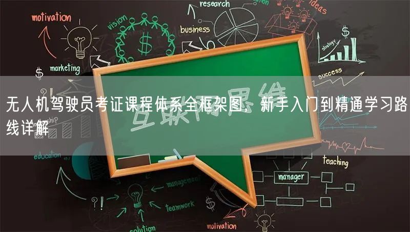 无人机驾驶员考证课程体系全框架图,新手入门到精通学习路线详解 无人机驾驶员考证课程体系全框架图,新手入门到精通学习路线详解