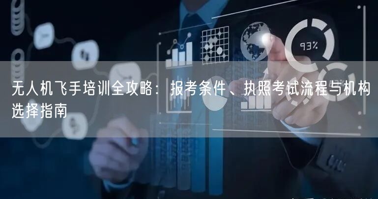 无人机飞手培训全攻略:报考条件、执照考试流程与机构选择指南 无人机飞手培训全攻略:报考条件、执照考试流程与机构选择指南