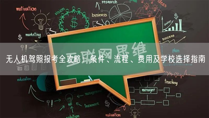 无人机驾照报考全攻略：条件、流程、费用及学校选择指南