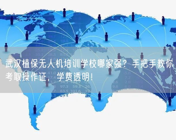 武汉植保无人机培训学校哪家强?手把手教你考取操作证,学费透明! 武汉植保无人机培训学校哪家强?手把手教你考取操作证,学费透明!